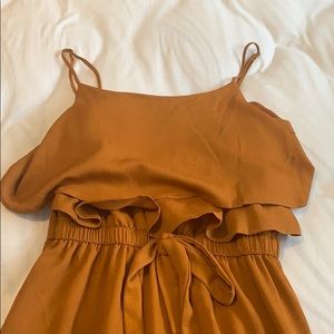 Burnt orange jumpsuit, never worn
